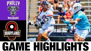 Philadelphia Waterdogs vs Maryland Whipsnakes Highlights | 2024 Premier Lacrosse League