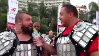 Mikhail Koklyaev inveriew from  2013 World's Strongest Man ))))