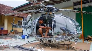 Man Builds Amazing Full-Size HELICOPTER | Start to Finish DIY by @Dodoan123