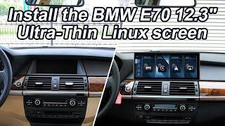 Replacing Your BMW X5 E70 with an Extra Large 12.3" LINUX Apple CarPlay Android Auto HD Screen