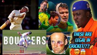 AMERICAN REACT TO THE MOST DANGEROUS BOUNCERS IN CRICKET HISTORY/THESE ARE CRAZY!! (@R9Cricket )