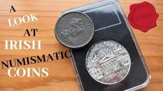 Irish numismatic coins