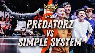 Predatorz vs Simple System  1/4 Crew  2021 ROBC x WDSF International Breaking Series