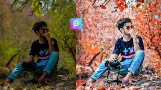 Picsart Background Colour Change || Picsart Moody Orange Editing