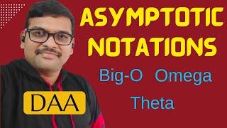 ASYMPTOTIC NOTATIONS IN ALGORITHM ANALYSIS || BIG-O, OMEGA & THETA NOTATIONS ||BEST, WORST & AVERAGE