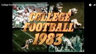 College Football History, 1983 Season Review Film