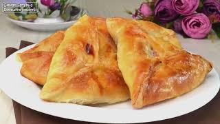 Самса в мясом в духовке из слоеного теста Тесто для самсы