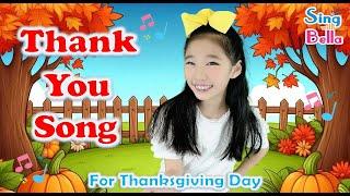 Thank You Song For Thanksgiving Day with Lyrics and Actions | Say Thank You in Different Languages