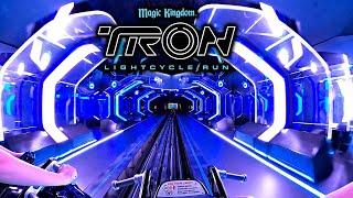 TRON Lightcycle Run during Hurricane Helene 4K POV with Queue Walt Disney World 2024 09 26