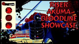 SPARTAN GOD Riser Akuma Bloodline Showcase | Shindo Life