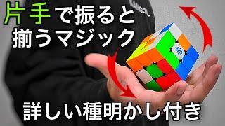 ルービックキューブを振るだけで揃える簡単マジック【種明かし】