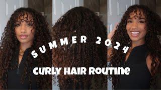 SUMMER 2024 CURLY HAIR ROUTINE | 3A/3B CURLS