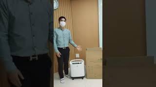 เครื่อง ผลิต อ๊อกซิเจน 5 ลิตร health impact หน้าจอ ดิจิตอล สังเกตและเข้าใจง่าย ครับ