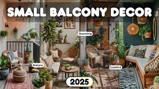 2025 Small Balcony Decor Ideas | 200+ Cozy, Budget-Friendly & DIY Ideas for Tiny & Apartment Spaces