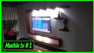 Como hacer Mueble para tv parte 1 centro de entretenimiento  flotante