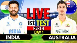 India vs Australia, 1st Test, Day 1 | IND vs AUS Live Match | Live Cricket Match Today | 3rd Session