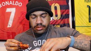 (THIS HURT) Buffalo Wild Wings Blazin Hot Carolina Reaper Wing Challenge.