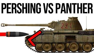 M26 Pershing VS Panther Armor Simulation