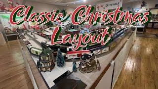 Christmas Train Layout of Mechanicsburg Freight Station Museum 2024