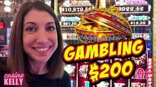 I Gambled $200 Cash into Dancing Drums slot machine