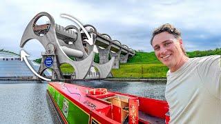 Riding the World's ONLY ROTATING BOAT LIFT