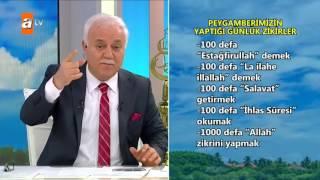 Peygamberimizin yaptığı günlük zikirler - Nihat Hatipoğlu Sorularınızı Cevaplıyor 178. Bölüm - atv