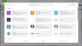 Sage Financials 101.1a Chart of Accounts Salesforce List View export