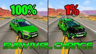 Realistic Survival Chance Crashes #101 | BeamNG.drive