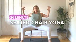 30-Minute Seated Chair Yoga Class | The RA Yogi - Yoga For Arthritis