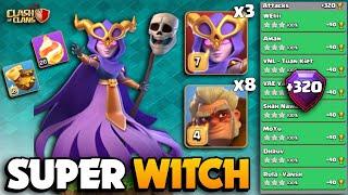 +320 STRONGEST Attack After Update  SUPER WITCH FIREBALL  TH16 Attack Strategy  Clash Of Clans