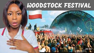 American Reacts To tour of Woodstock :Festival Poland  best festival in the world