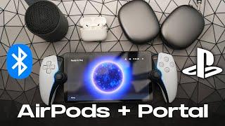 How to Connect AirPods/Bluetooth to PlayStation Portal!