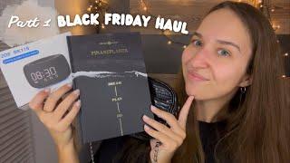 ASMR Black Friday Haul 2024  (Book Triggers, Tapping, Scratching, Leather Sounds, Whispers)