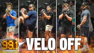 2 College Pitchers Vs. 3 Pros In A Velo Off