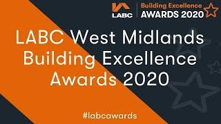 LABC West Midlands Building Excellence Awards 2020