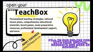 TeachBox -Global Class Masters: Unlock the Power of Personalized Teaching with our Expert Educators!