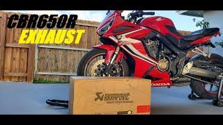 Honda CBR650R 2019-24 akrapovic EXHAUST UPGRADE {LET'S GET LOUD}