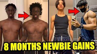 8 Month NATURAL Newbie Gains Vs. 8 Month Newbie Gains ON THE SAUZULE