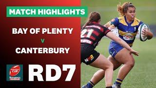 RD 7 HIGHLIGHTS: Bay of Plenty v Canterbury (Farah Palmer Cup 2024)