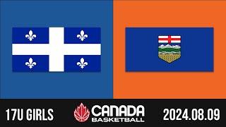 2024 Canada Basketball Nationals  17U GIRLS SEMI-FINAL: Quebec v Alberta [Aug 9, 2024]