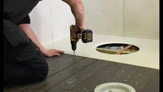 How to install a wetroom on a timber floor with an Impey EasyFit Wet room tray