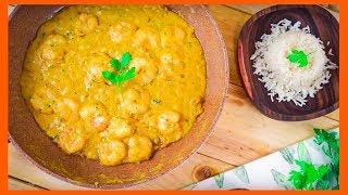 Curry prawns with peanut butter (or shrimp)