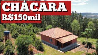 CHÁCARA COM CASA NOVA - CAFÉ - VISTA PANORÂMICA R$150mil