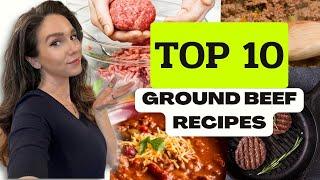 TOP 10 GROUND BEEF RECIPES ( KETO & BUDGET FRIENDLY )