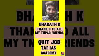 QUIT JOB FROM TAF IAS ACADEMY