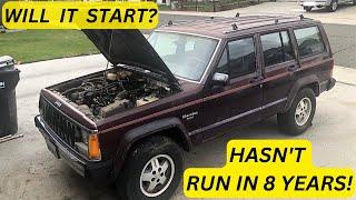 This Jeep Cherokee Sat Dormant For 8 Years!  Will  It  Start?