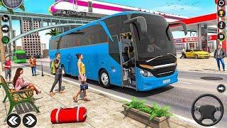 Euro Bus Driving Game 2024 Indonesia Bus Simulator  Public Transportation Android Gameplay