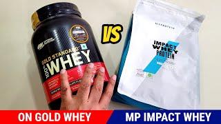 On Gold Standard whey vs Myprotein Impact whey | Which One is Best