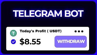How I Made $8 Daily from This Telegram Bot – Free USDT! No Investment Needed