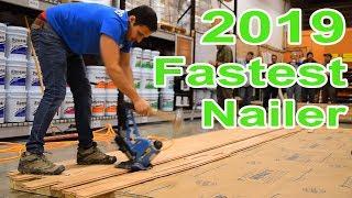 Fastest Nailers 2019 Wood Floor Installation Champions | Nailer Day 2019